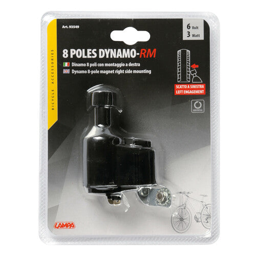 Lampa Dinamo 8 poli, 6V - 3W - Scatto sinistra