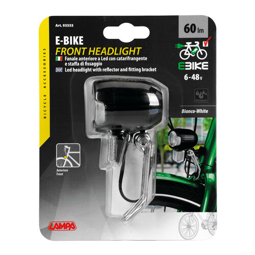 Lampa E-Bike, fanale anteriore a Led per biciclette elettriche - 6/48V