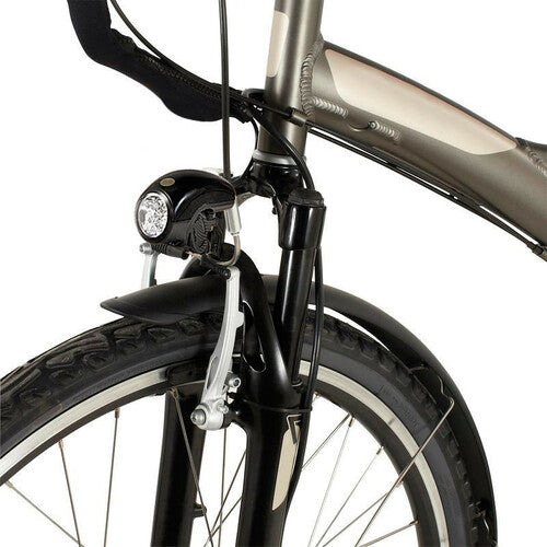 5 LED front light with double attachment