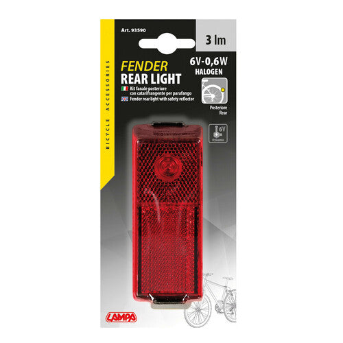 Lampa Fanale posteriore De-Luxe - 6V - 0,6W