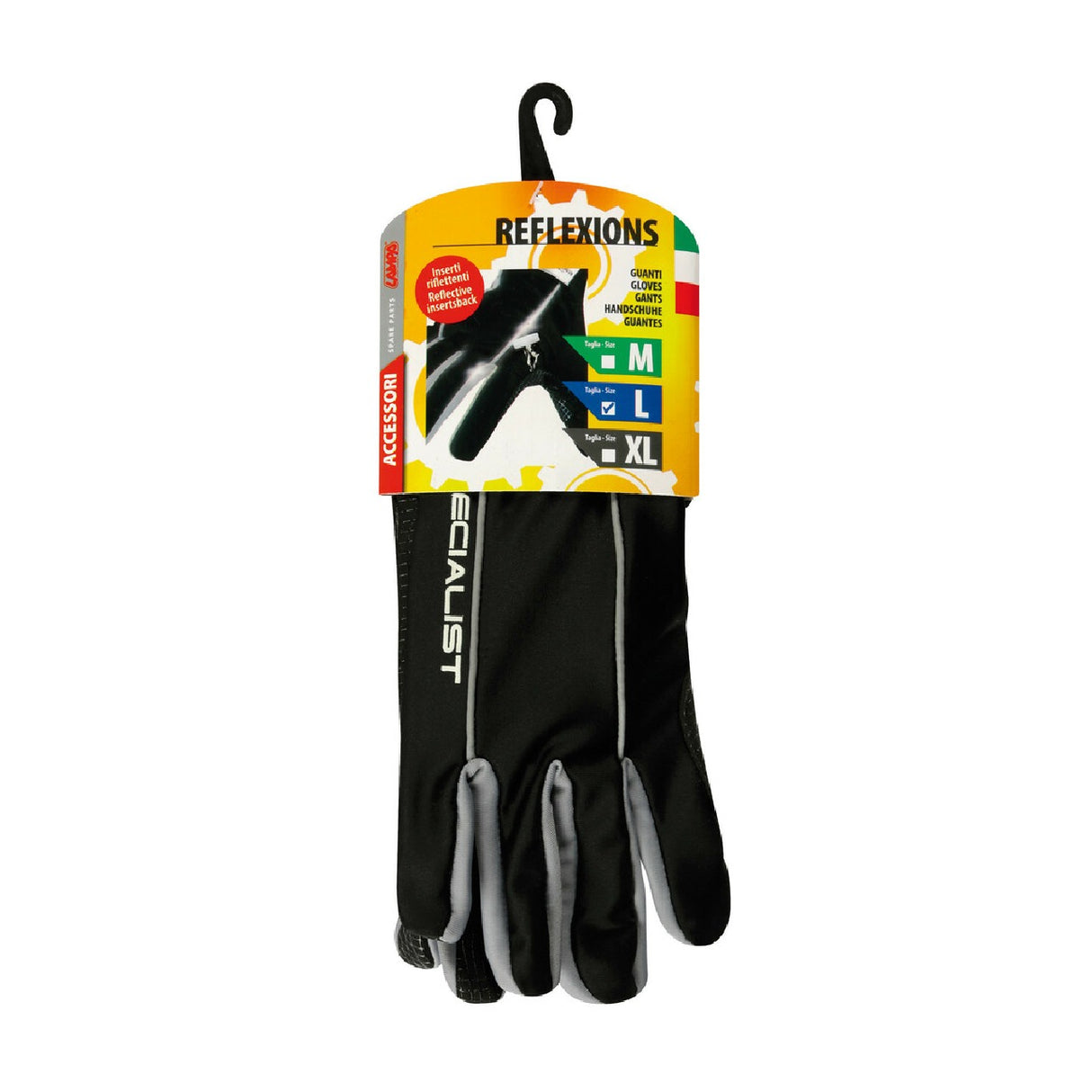 Lampa Reflexions, cycle gloves - L