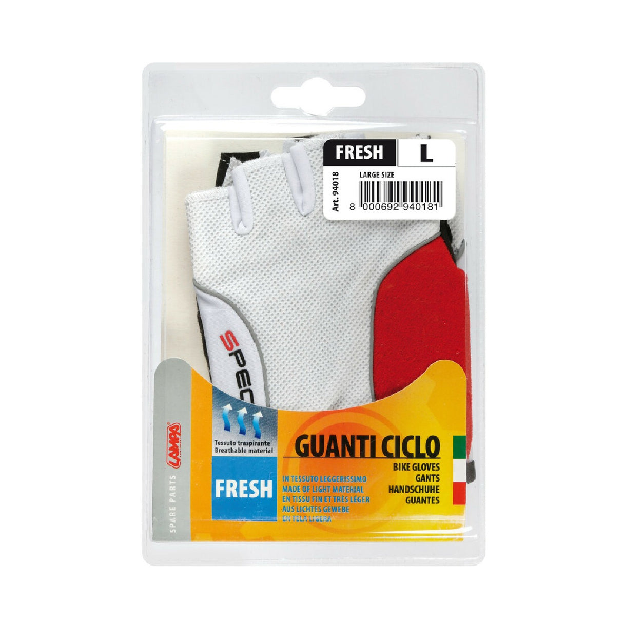 Lampa Fresh, guanti ciclo - L