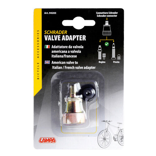 Universal inflation connection lamp