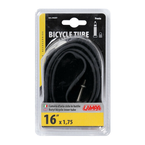 Lampa Butyl Inner Tube - Presta Valve - 16 x 1.75