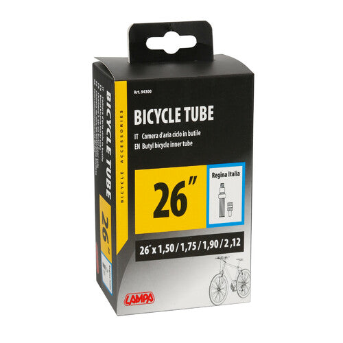 Butyl Inner Tube Lamp - Italian Valve - 26 x 1.50/1.75/1.90