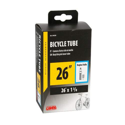 Butyl-Innenschlauchlampe - Italienisches Ventil - 26 x 1 3/8