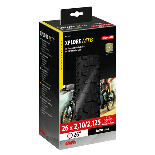 Lampa Pneumatico Kevlar Mtb antiforatura - 26 x 2,10 - Nero