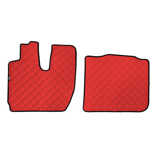 Par de alfombrillas Skeentex para faros delanteros - Rojo - Compatible con Iveco S-Way (10/19>) 95902