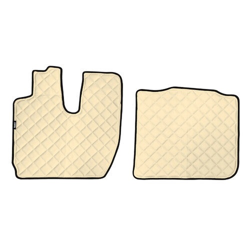 Lamp Pair of Skeentex Mats - Cream - Compatible with Iveco S-Way (10/19>)