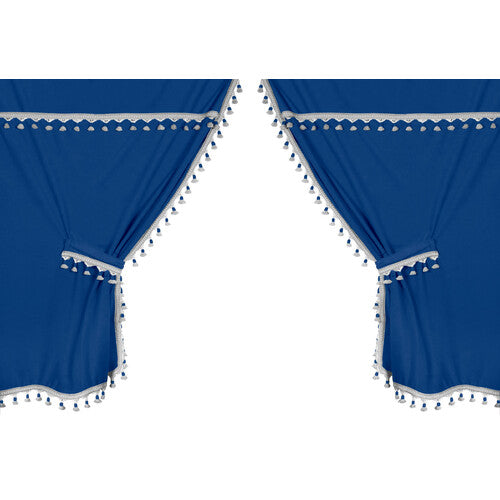 Lampa Premiere Smart Cabin Microfiber Truck Curtain Set - Blue