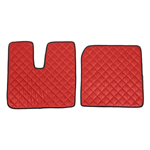 Alfombrillas Skeentex para suelo Man TGX (años 09/07 a 12/16) color rojo, para hombre, 1 o 2 cajones, 96130