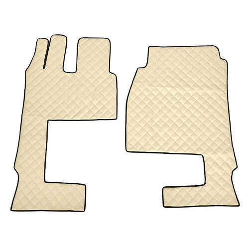 Alfombrillas color crema Actros MP4 09/11>09/19 cabina plegable asiento 96137