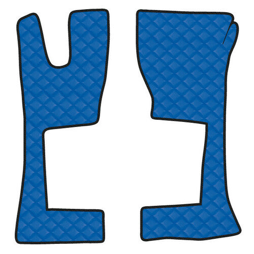 Blaue Fußmatten Actros MP4 09/11>09/19 schmale Tunnelkabine