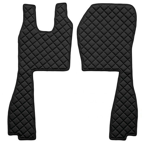 Black floor mats Scania R Series 6 09/09>08/13 manual passenger seat pneumatic