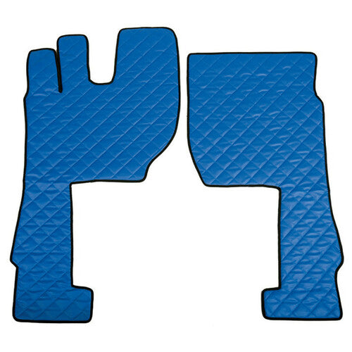 Paar Skeentex-Fußmatten in Blau für Volvo FH Serie 4 (ab 09/12) Automatik und Schaltgetriebe