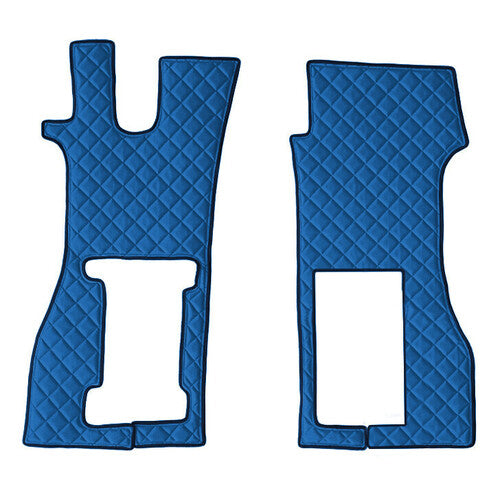Paar Skeentex Blue Fußmatten für Scania R Serie 7 (11/16>) Beifahrersitz mit Luftreifen