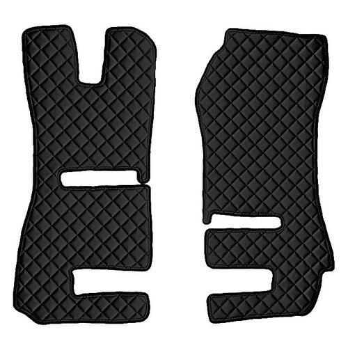 Schwarze Fußmatten Scania R Serie 6 Streamline 09/13>12/17 aut.man.r. Recaro-Sitze 96219