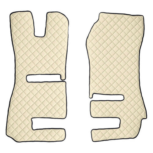 Cream floor mats Scania R Series 6 Streamline 09/13>12/17 manual, Recaro seats