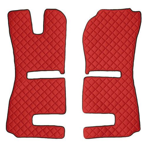 Red floor mats Scania R Series 6 Streamline 01/15>12/17 manual, Recaro seats