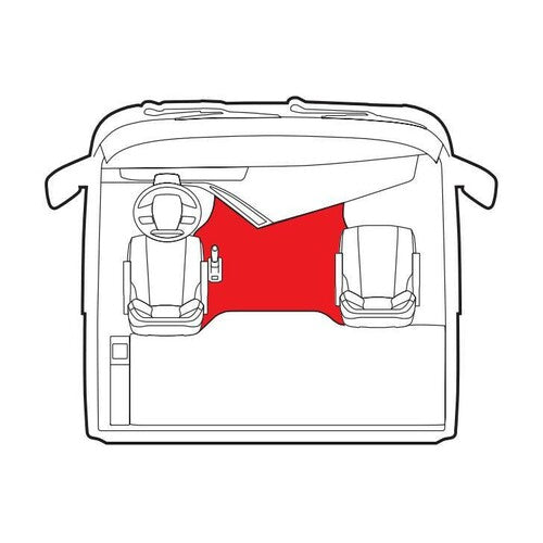 Lamp Central mat in Skeentex - Blue - Daf XF95 (11/01>12/07) manual