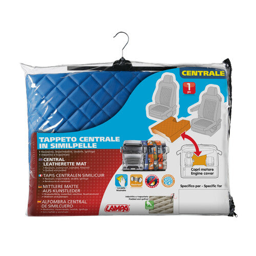 Blue central mat Volvo FH 3 Series 08/02>08/12 auto without central storage space