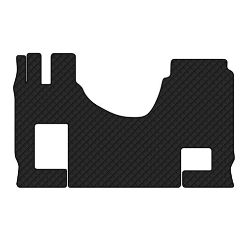 Asiento de pasajero plegable con cabina ancha Actros MP4 09/11>09/19, alfombra negra individual, 96515