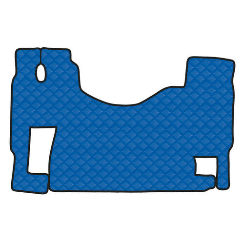 Single Blue carpet Actros MP2 04/03>12/08 no tunnel fixed seat