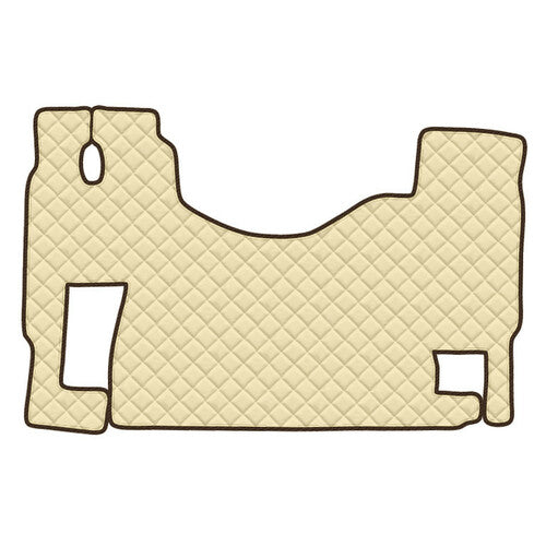 Single Cream carpet Actros MP2 04/03>12/08 no tunnel fixed seat