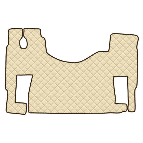 Single Cream carpet Actros MP2 04/03>12/08 no tunnel rotating seat