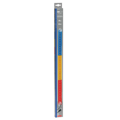 60 cm Leuchtflaggenlampe, 42 LEDs, USB - Rumänien 96962