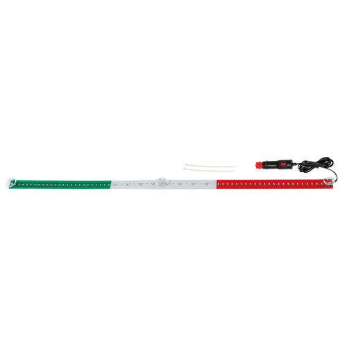 Lámpara de bandera luminosa de 90 cm, 72 LED, 24 V - Italia 96965