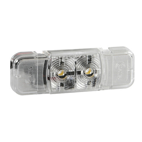 2-LED Side Marker Light, 24V - White 7000