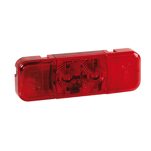 2-LED Side Marker Light, 24V - Red 7001