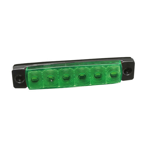 Lámpara decorativa - 6 LED - 12/24 V - Verde 97038