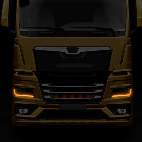 Kit de conversión de luces de circulación diurna DRL - Ámbar - Compatible con Man TGX (07/20>) 97064