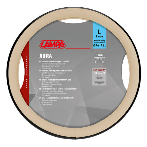 Lampa Aura, coprivolante in Skeentex - L - 46/48 cm - Beige 97076