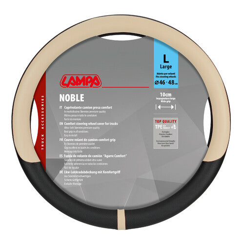 Lampa Noble, coprivolante in Skeentex - L - 46/48 cm - Beige 97084