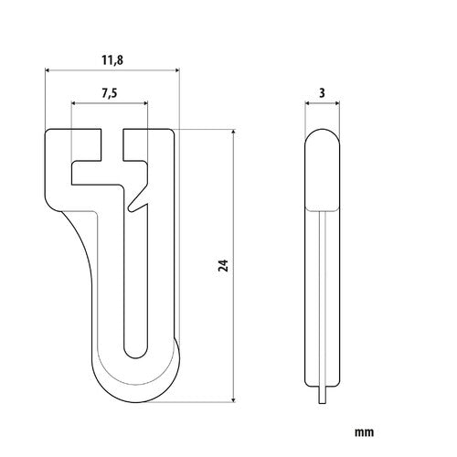 Lampa Scorrevoli per binari - G-11 - 500 pz 97109