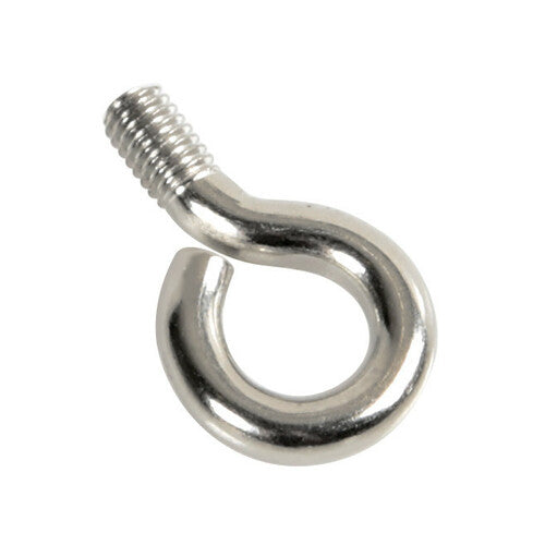 Lampenset mit 25 vernickelten Ösen für Schienenendkappen – M3x3,5