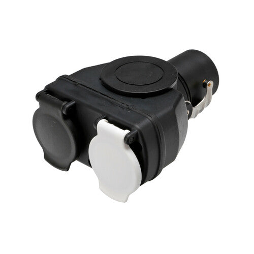 Adaptador compacto de enchufe de 15 pines a 2 tomas de 7 pines, 24 V 97149