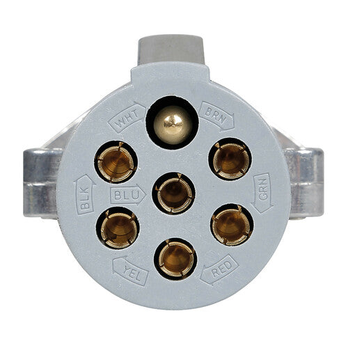 Enchufe de lámpara de 7 pines 24S, metal 97150