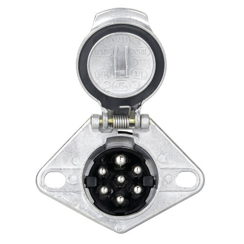 Lampenfassung 7-polig 24N, Metall 97155