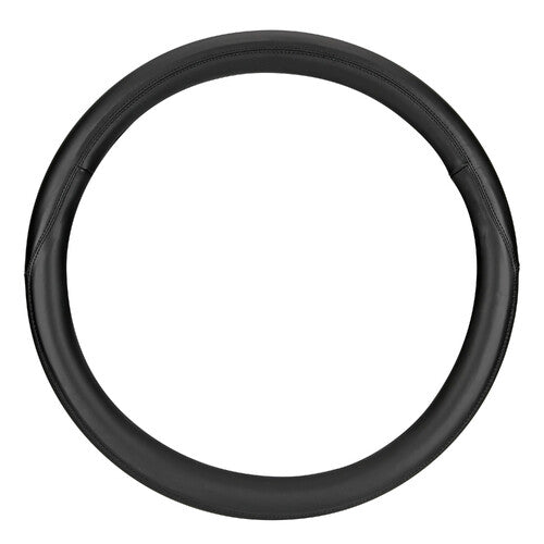 Lampa Club Lenkradbezug aus Echtleder – M – 44/46 cm – Schwarz 97164