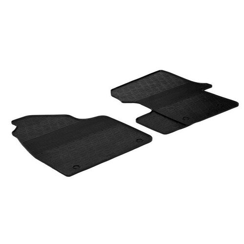 Rubber mat set Mercedes Sprinter 06/06>05/18 Volkswagen Crafter 04/06>12/16