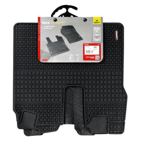 Lampa Pair of Eco Rubber Mats for Man TGA Trucks 03/99>05/10