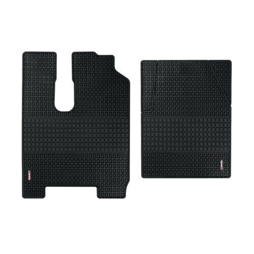 Pair of Eco Rubber Mats for Mercedes Actros MP2 Trucks 04/03>12/08 No Tunnel