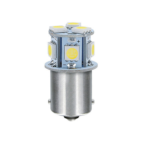 Pilot 24/28V Led Series - 8 SMD x 1 chip - (P21W) - BA15s - 20 pz - Scatola - Bianco - Doppia polaritÃ