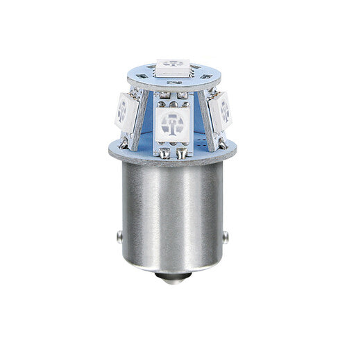 Pilot 24/28V Led Series - 6 SMD x 1 chip - (R5W) - BA15s - 20 pz - Scatola - Blu - Doppia polarità
