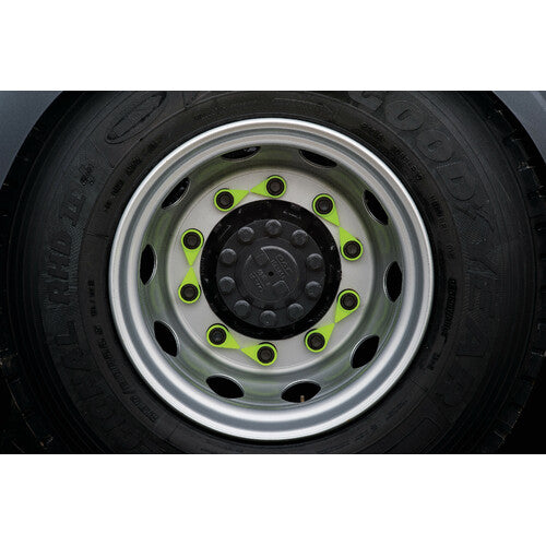 Lampa Checkpoint Radmuttern-Anziehindikatoren-Set, 20 Stück, 27 mm, fluoreszierend gelb