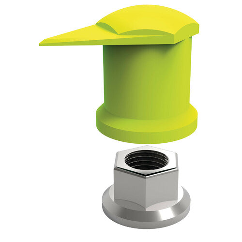 Dustite LR Radmuttern-Anzugsanzeiger 20 Stück 30 mm Fluoreszierendes Gelb 97634